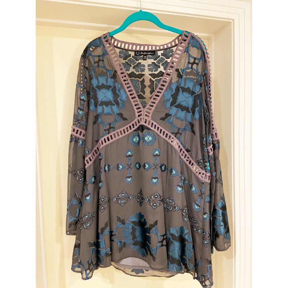 For Love & Lemons Floral Mini Dress